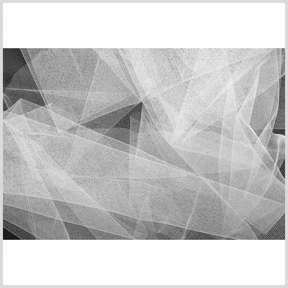 Nylon Tulle 108" - White - Pavlova Wide Collection