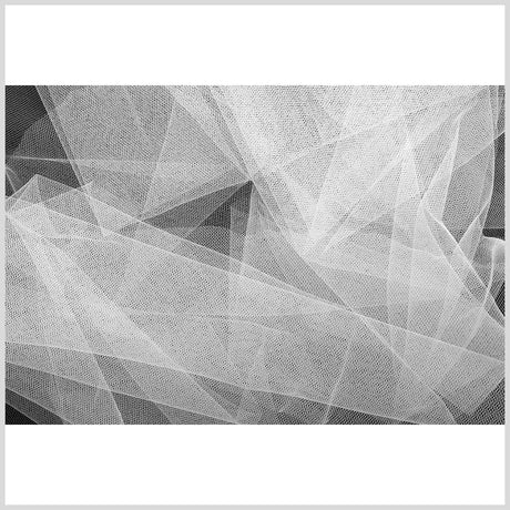 Nylon Tulle 108" - White - Pavlova Wide Collection