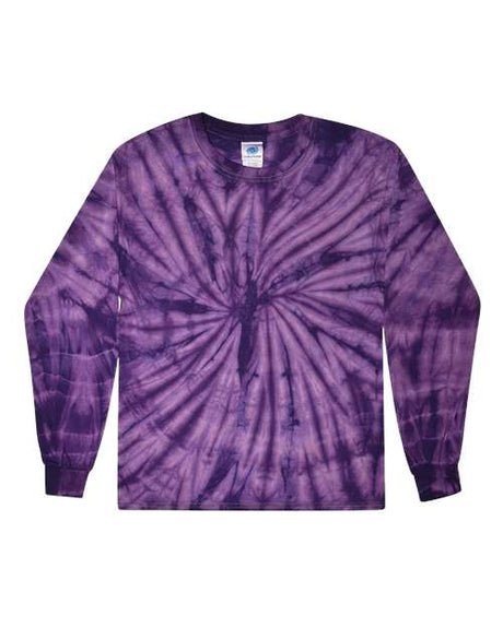 Colortone Youth Tie-Dyed Long Sleeve T-Shirt