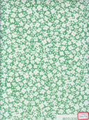 1 yarda de tela de punto DTY cepillada con estampado floral, 58/60'' de ancho mezcla de poliéster y spandex