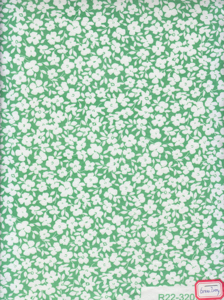1 Yard DTY Brushed Floral Print Knit Fabric, 58/60? Wide Polyester Spandex Blend
