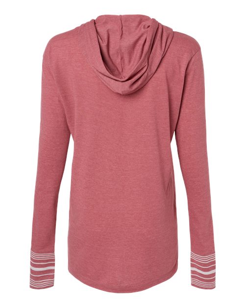 Women's Heathered Jersey Hooded Tunic