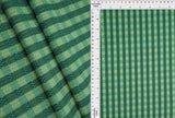 Checkered Rib Stretch Knit Fabric