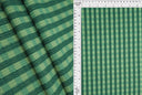 1 Yarda de Tela de Punto de Canalé 4x2 con Estampado a Cuadros Vichy Delicioso, Tela Suave y Elástica, 87% Poliéster, 13% Spandex, Ancho 58/60"