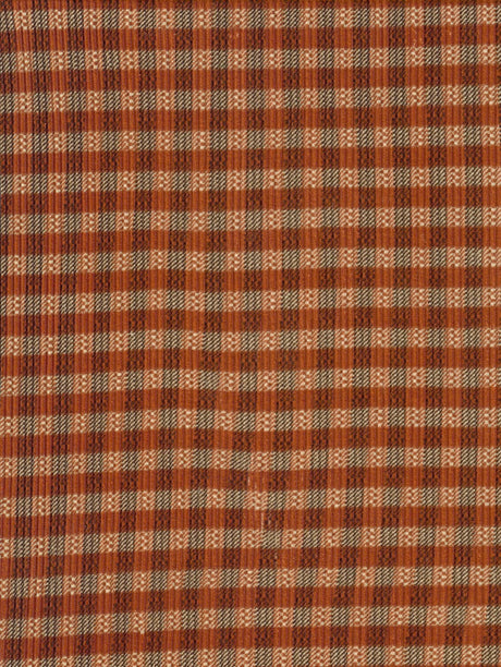 1 Yard Polyester Spandex Yummy Rib Knit Fabric Gingham Checkered Soft Stretch 58/60" Width
