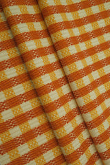 Checkered Rib Stretch Knit Fabric