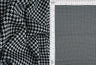 Bubble Satin Houndstooth Print Fabric