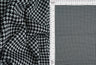 1 Yard Bubble Satin Houndstooth Print Fabric, 58/59? Wide 97% Polyester, 3% Spandex