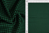 Bubble Satin Houndstooth Print Fabric