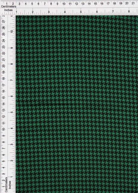 Bubble Satin Houndstooth Print Fabric