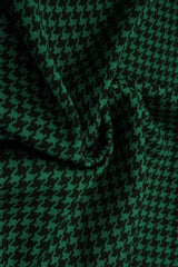 Bubble Satin Houndstooth Print Fabric