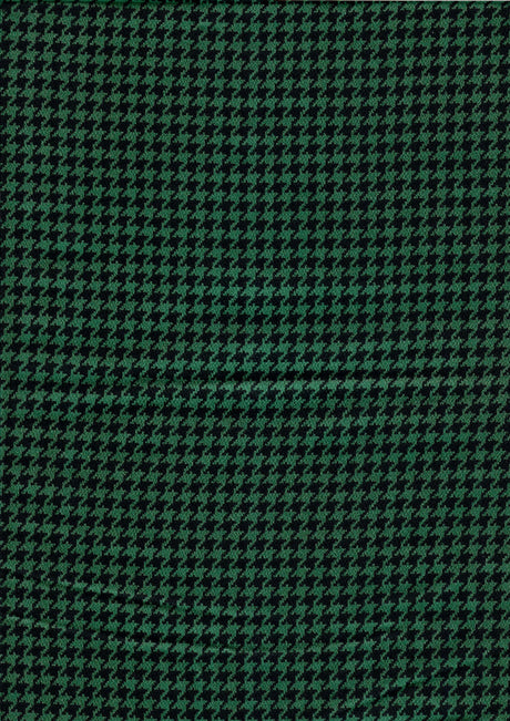 Bubble Satin Houndstooth Print Fabric