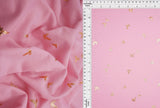 French Terry Bird Foil Knit Fabric