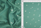 French Terry Bird Foil Knit Fabric