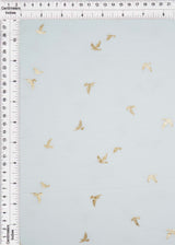 French Terry Bird Foil Knit Fabric