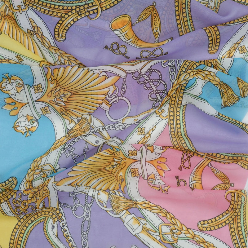 Lightweight Hi Multi Chiffon 57/58'' Wide Non Stretch Blouse Print Fabric