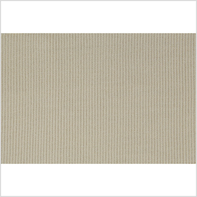 Vegas Beige Rib Knit Trim - 7" x 38"