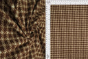 1 yarda de tela de punto DTY cepillada con estampado de cuadros a cuadros, suave y elástica, 58/60 pulgadas de ancho