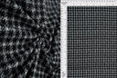 1 yarda de tela de punto DTY cepillada con estampado de cuadros a cuadros, suave y elástica, 58/60 pulgadas de ancho