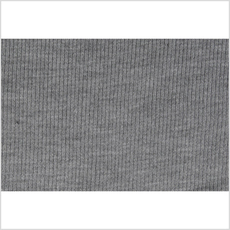Oxford Gray Rib Knit Trim - 7" x 38"