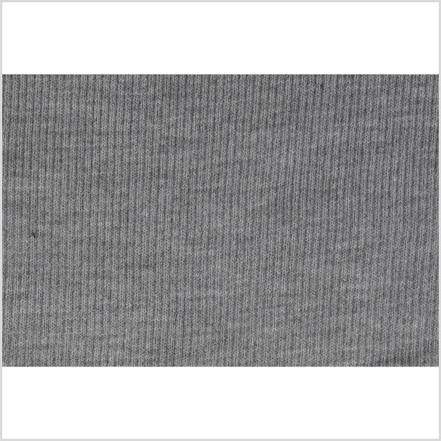 Oxford Gray Rib Knit Trim - 7" x 38"