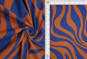 Brushed DTY Zebra Print Knit Fabric