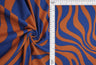 Brushed DTY Zebra Print Knit Fabric