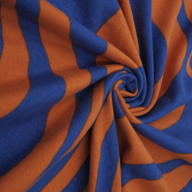 1 Yard Zebra Animal Brushed DTY Knit Fabric Soft Stretch Fabric 58/60" Wide