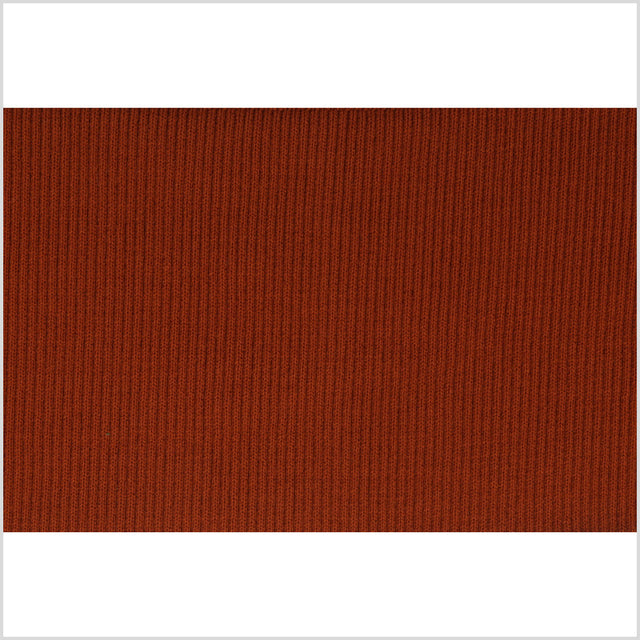 Texas Orange Rib Knit Trim - 7" x 38"