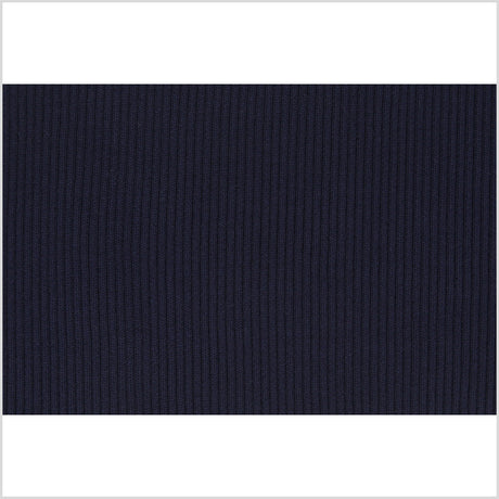 True Navy Rib Knit Trim - 7" x 38"