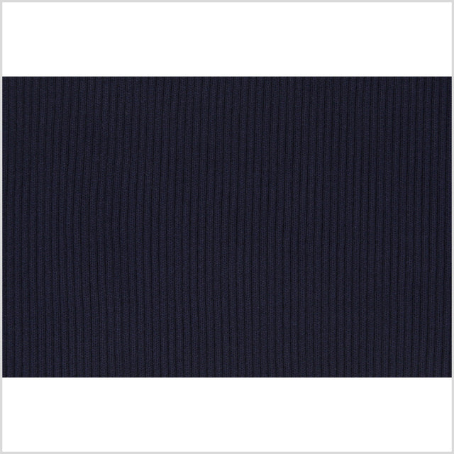 True Navy Rib Knit Trim - 7" x 38"