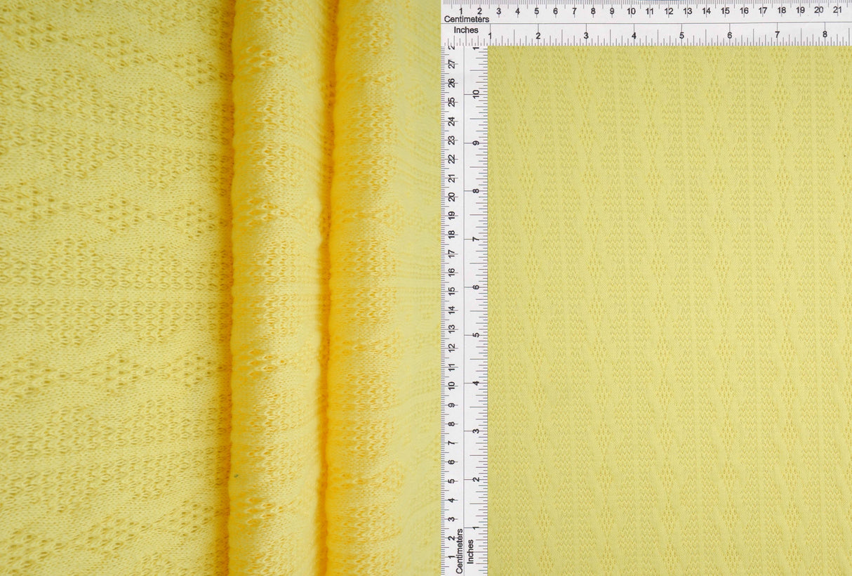 Jacquard Cable Knit Sweater Fabric