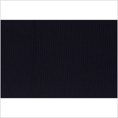 Dark Navy Rib Knit Trim - 7" x 38"