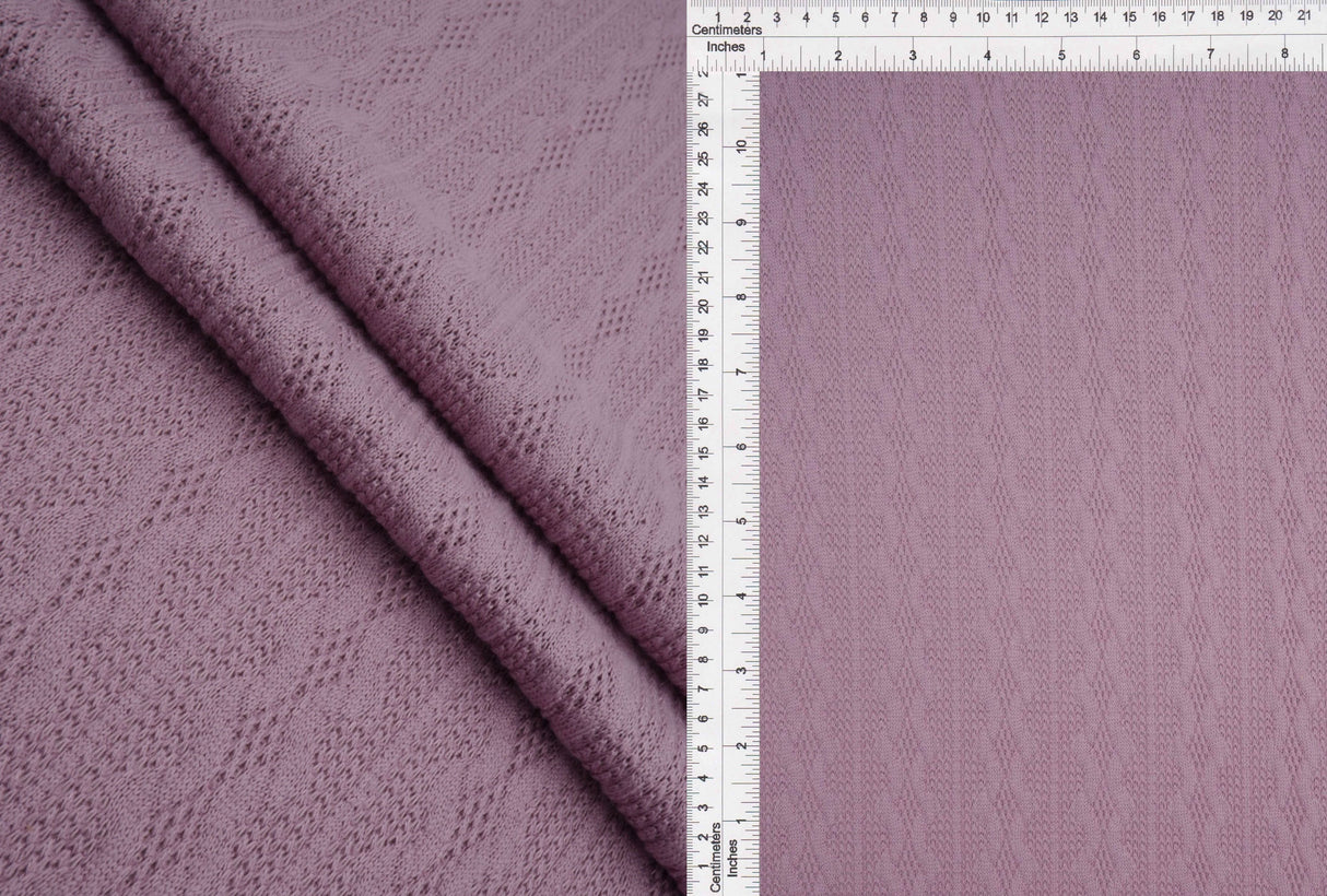 Jacquard Cable Knit Sweater Fabric