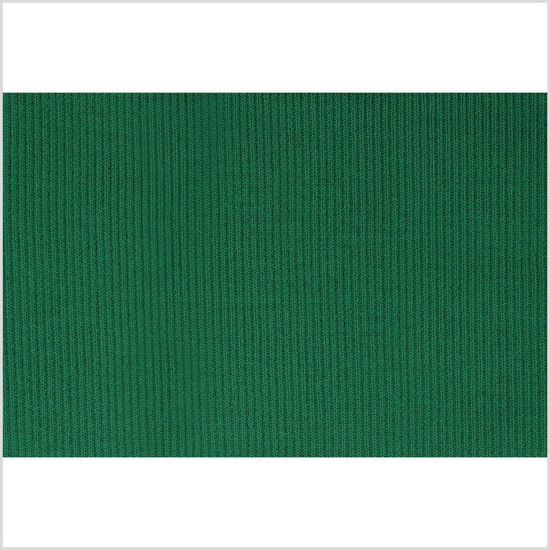 HB. Kelly Green Rib Knit Trim - 7" x 38"