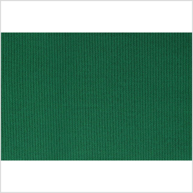 HB. Kelly Green Rib Knit Trim - 7" x 38"