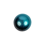 Metallic Teal Button - 24L/15mm