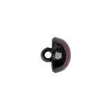 Italian Metallic Purple Shank Back Button - 20L/12.5mm