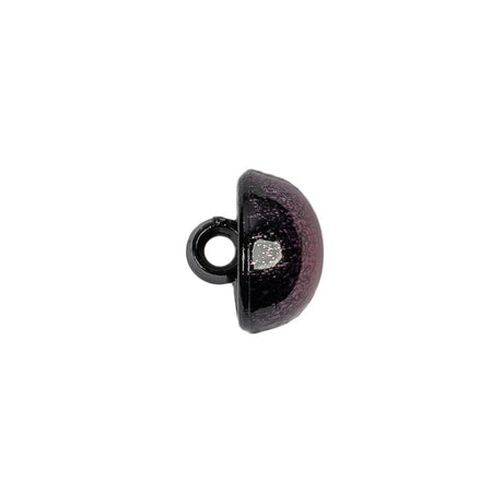 Italian Metallic Purple Shank Back Button - 20L/12.5mm
