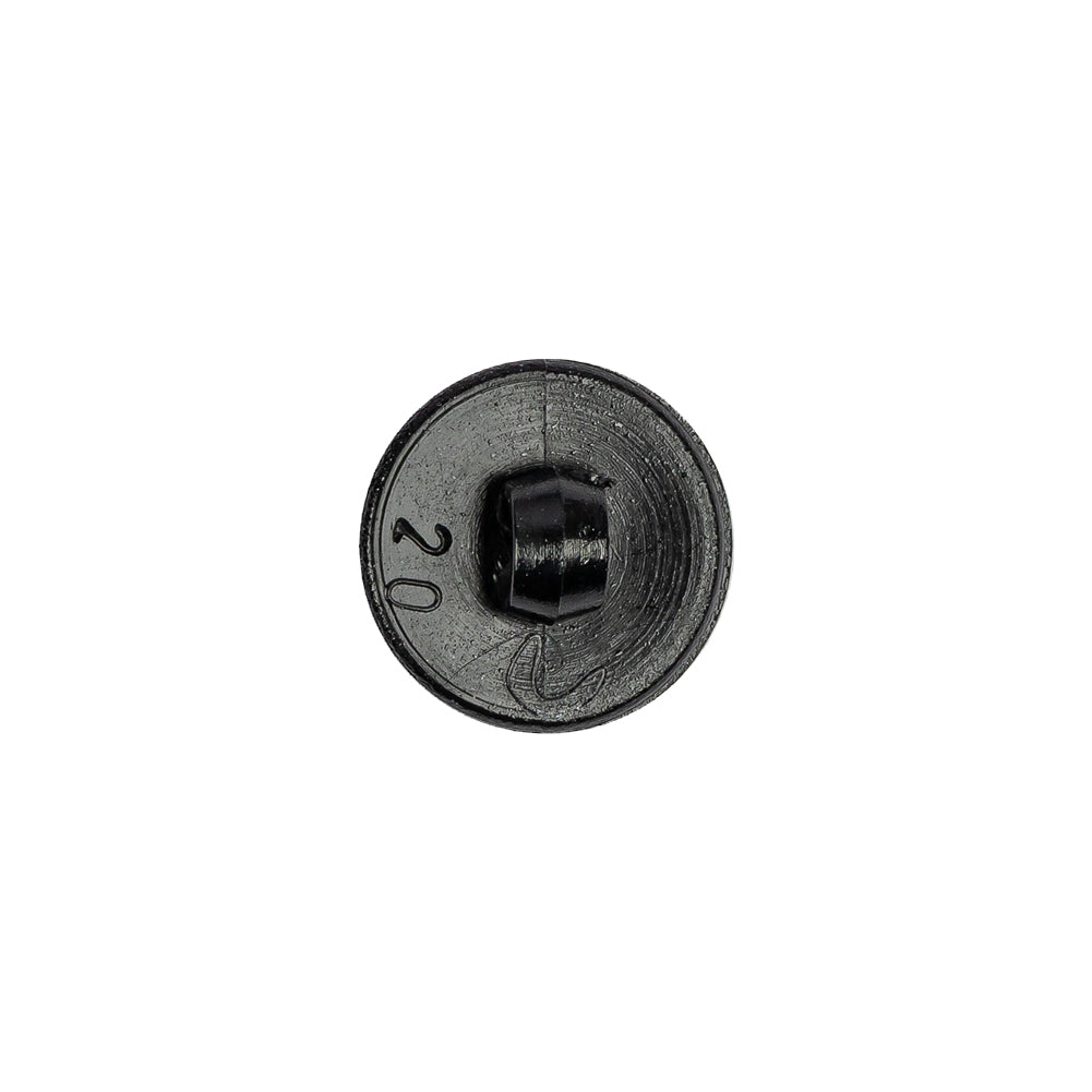 Italian Metallic Purple Shank Back Button - 20L/12.5mm
