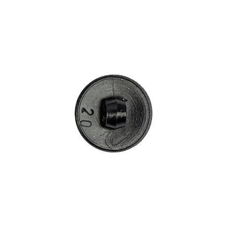 Italian Metallic Purple Shank Back Button - 20L/12.5mm