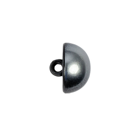 Metallic Silver Button - 24L/15mm