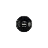 Italian Metallic Silver Shank Back Button - 20L/12.5mm