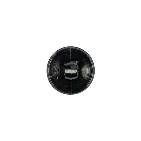 Italian Metallic Silver Shank Back Button - 20L/12.5mm