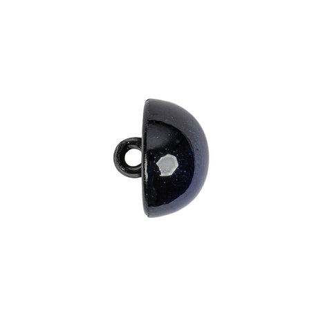 Metallic Navy Blue Button - 24L/15mm