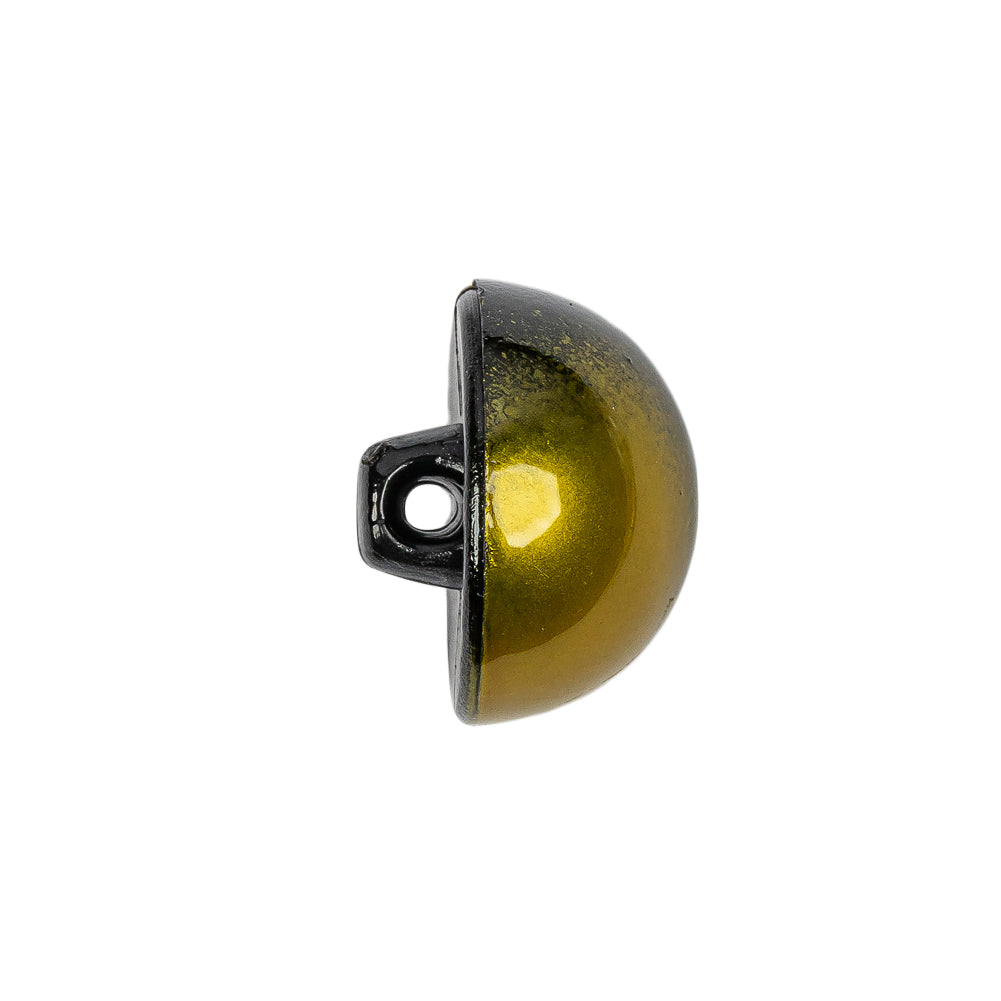 Metallic Yellow Button - 32L/20mm