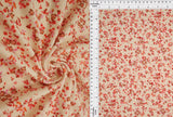 DTY Brushed Ditsy Stretch Knit Floral Fabric, 96% Polyester, 58/60" Wide