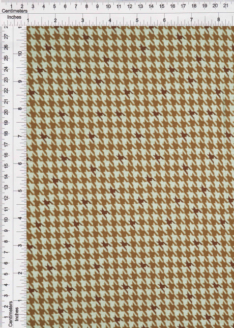 Houndstooth Double Knit Jacquard Fabric