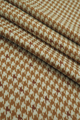 Houndstooth Double Knit Jacquard Fabric