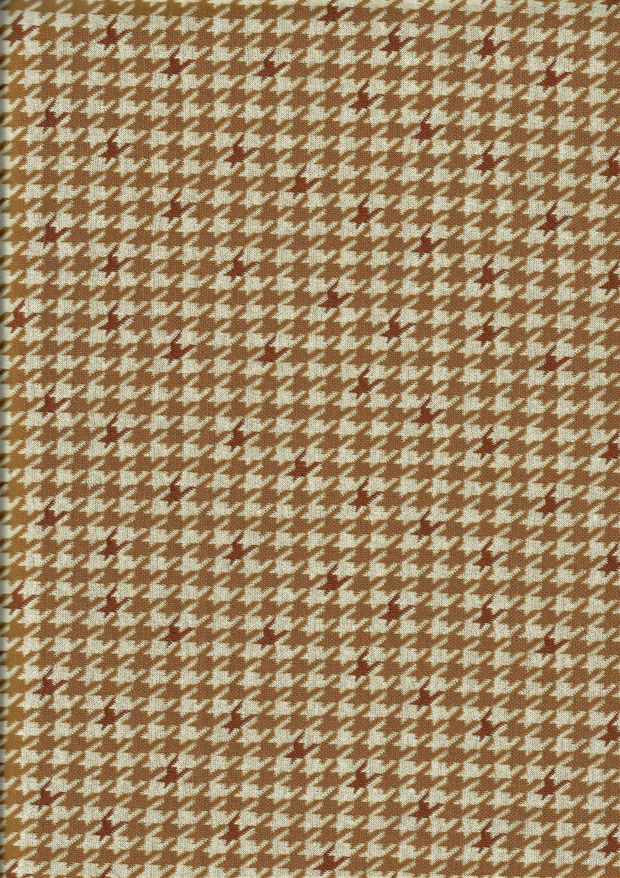 Houndstooth Double Knit Jacquard Fabric
